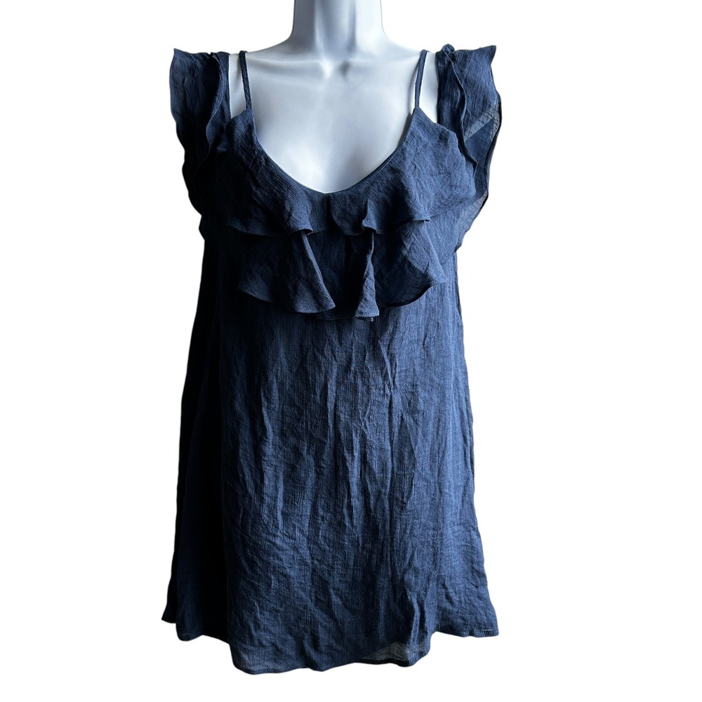 Jella C Mini Dress Casual Summer‎ Sundress Navy Small Cocktail Beach NWT Comfy